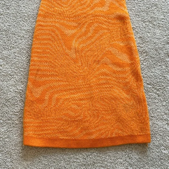 ORANGE MIDI DRESS - Picture 2 of 8